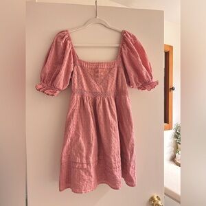 Urban Outfitters pink tea party dress. Size Small but fits like a medium